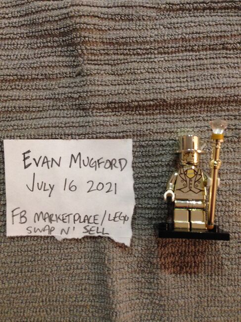 LEGO Minifigure - Series 10 - AUTHENTIC Mr. Gold in Great Condition - 1 of 5000 IN THE WORLD, Lego 71001-19, Evan Mugford, Minifigures, Vancouver, Abbildung 7