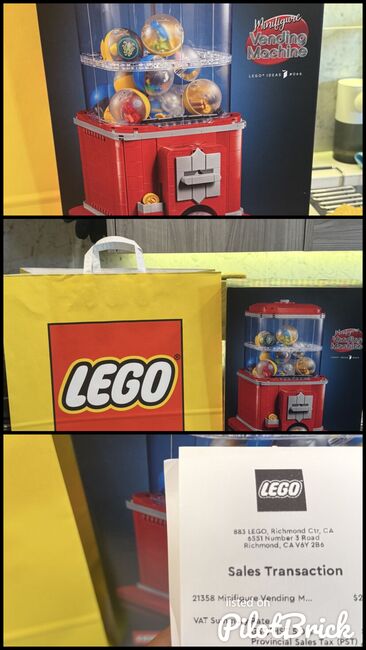 LEGO Minifigure Vending Machine - NEW w/Receipt, Lego 21358, Kevin, Ideas/CUUSOO, Richmond, Abbildung 4