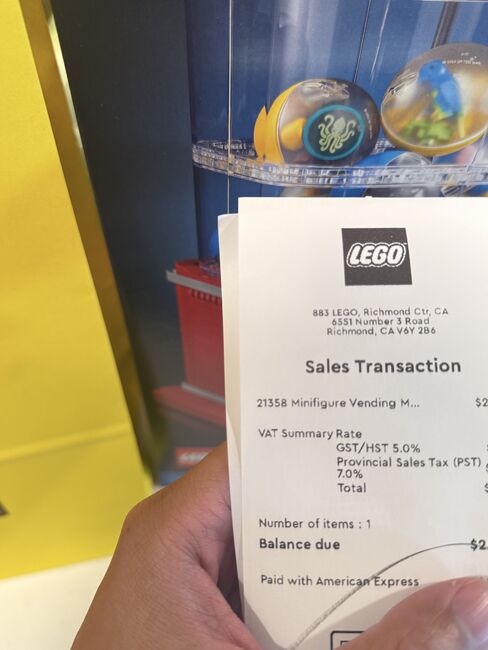 LEGO Minifigure Vending Machine - NEW w/Receipt, Lego 21358, Kevin, Ideas/CUUSOO, Richmond, Abbildung 3
