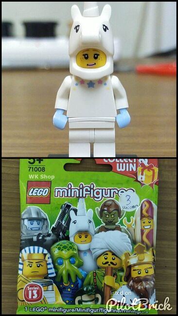 Lego minifigures series 13 Unicorn girl, Lego Minifigures series 13, WK, Minifigures, bukit batok mrt, Image 3