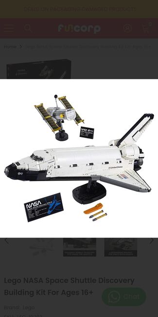 Lego NASA Space Shuttle Discovery Building Kit For Ages 16+, Lego 1, Illayaraja, Adventurers, Chennai, Abbildung 2