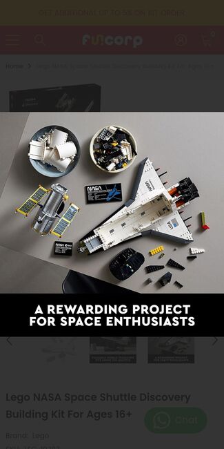Lego NASA Space Shuttle Discovery Building Kit For Ages 16+, Lego 1, Illayaraja, Adventurers, Chennai, Abbildung 3