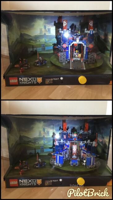Lego Nexo Knights the Fortrex large display case., Lego 70317, A Gray, NEXO KNIGHTS, Thornton-Cleveleys, Image 3