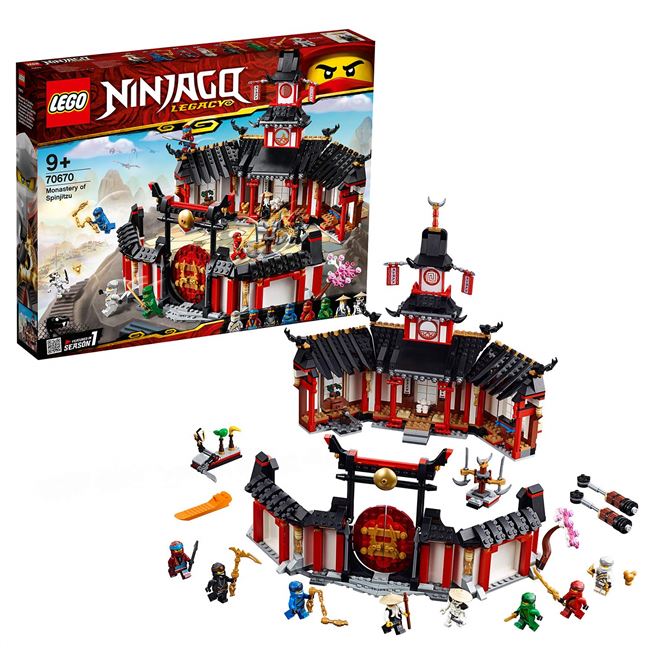 LEGO NINJAGO 70670 - Kloster des Spinjitzu , Lego 70670, Dieter Cronenberg (DC-Spiele.de), NINJAGO, Mechernich