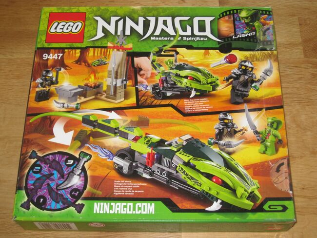 LEGO Ninjago 9447 Lasha's Bite Cycle SAMMLERSTÜCK, Lego 9447, Leon Klewer, NINJAGO, Appiano Sulla Strada Del Vino, Image 2