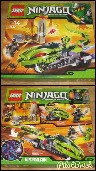 LEGO Ninjago 9447 Lasha's Bite Cycle SAMMLERSTÜCK, Lego 9447, Leon Klewer, NINJAGO, Appiano Sulla Strada Del Vino, Abbildung 3