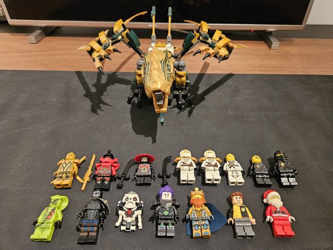 Lego Ninjago Minifiguren Sammlung+seltener Goldener Drache und BA, Lego 70503, Jonathan , NINJAGO, Kiel