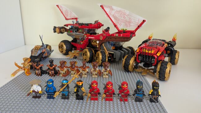 Lego Ninjago sets bundle lot - Land Bounty, Katana 4x4 & Cole's Dirt Bike, Lego 70677, 70675, 70672, Neil, NINJAGO, Dublin