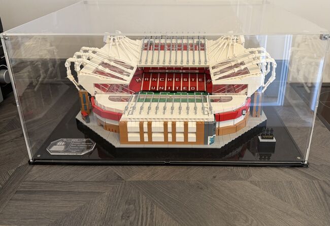 Lego Old Trafford Stadium (Built) with Wicked Brick Display Case, Lego 10272, Nicola, Creator, Gosport 