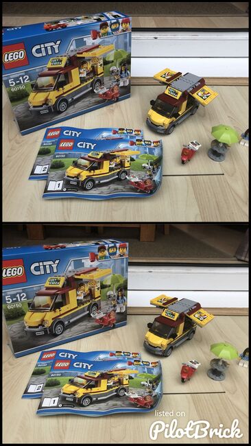 Lego pizza van - complete set, Lego 60150, Andrew, City, UK, Abbildung 3