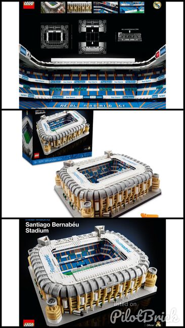LEGO® Real Madrid – Santiago Bernabéu Stadium 10299 Building Kit, Lego 10299, Nelson, Architecture, Benoni, Image 4