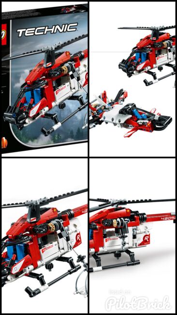 LEGO Rescue Helicopter 42092, Lego 42092, Davide DR, Technic, Wettingen, Abbildung 5