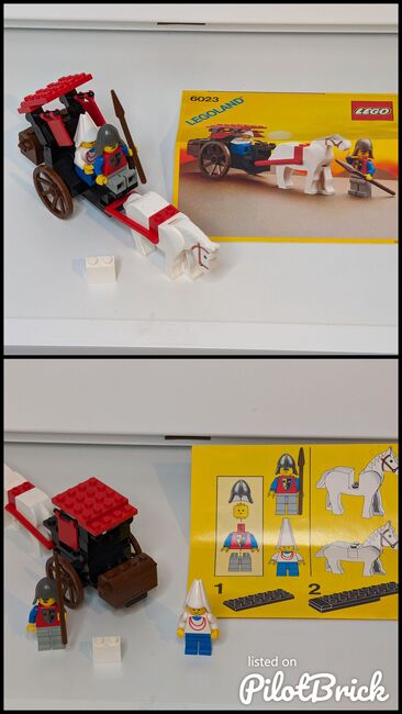 LEGO Set 6023, Maiden's Cart, Lego 6023, Reto Berger, Castle, Hagenbuch, Abbildung 3