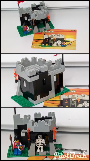 Lego Set 6036, Skeleton Surprise, Lego 6036, Reto Berger, Castle, Hagenbuch, Image 4