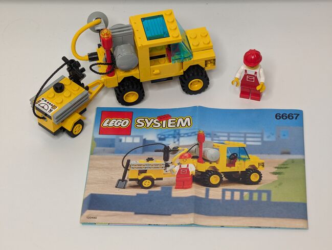LEGO Set 6667, Strassenbau-Reparaturwagen, Lego 6667, Reto Berger, Town, Hagenbuch, Image 2