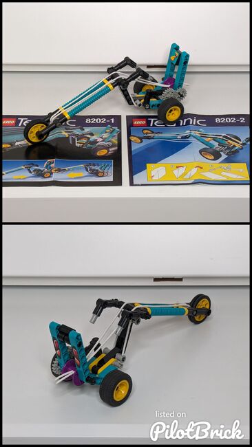 LEGO Set 8202, Blast Off Chopper with Bungee Cord Power, Lego 8202, Reto Berger, Technic, Hagenbuch, Abbildung 3