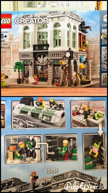 Lego Set Brick Bank from 2016 New and Sealed, Lego 10251, Heinrich, Modular Buildings, Image 3