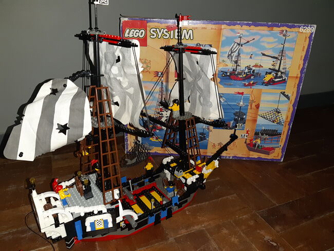 LEGO Ship Vintage Model 6289, Complete With Box & All Bricks Complete & Original Instruction Booklet, Lego 6289, Nikita, Pirates, Bloemfontein, Image 9