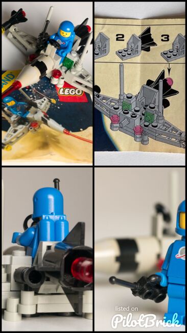 Lego Space 6824 Strato-Flitzer / Space Dart I von 1984, Lego 6824, Lego-Tim, Space, Köln, Abbildung 7