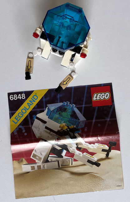 Lego Space 6848 Krater Roboter / Strategic Pursuer von 1988, Lego 6848, Lego-Tim, Space, Köln, Abbildung 3
