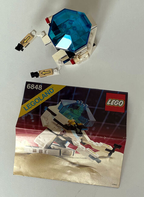 Lego Space 6848 Krater Roboter / Strategic Pursuer von 1988, Lego 6848, Lego-Tim, Space, Köln, Image 2