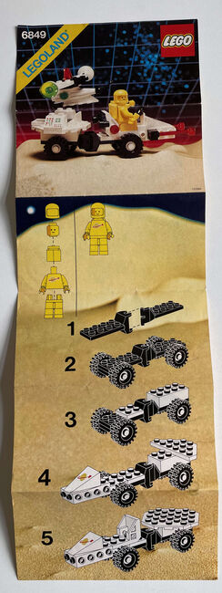 Lego Space 6849 Space-Service-Car / Satellite Patroller von 1987, Lego 6849, Lego-Tim, Space, Köln, Abbildung 4
