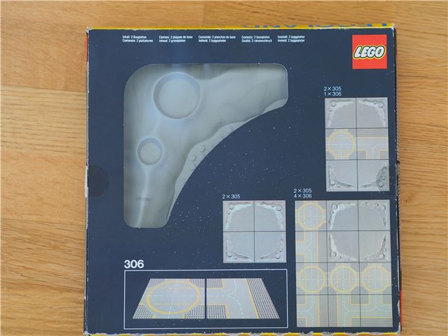 Lego Space classic: 305 Crater Plate, with BOX, Lego 305, Jochen, Space, Radolfzell, Abbildung 3