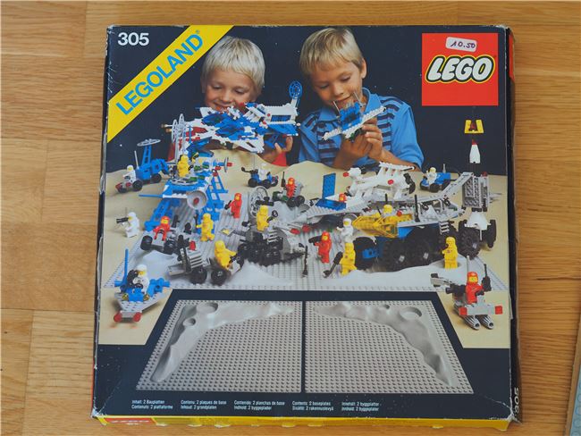Lego Space classic: 305 Crater Plate, with BOX, Lego 305, Jochen, Space, Radolfzell