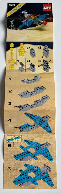 Lego Space Iono-Fähre / Xenon X-Craft von 1985, Lego 6872, Lego-Tim, Space, Köln, Abbildung 3