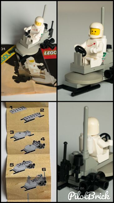 Lego Space Planeten-Scooter / Rocket Sled von 1981, Lego 6801, Lego-Tim, Space, Köln, Image 6