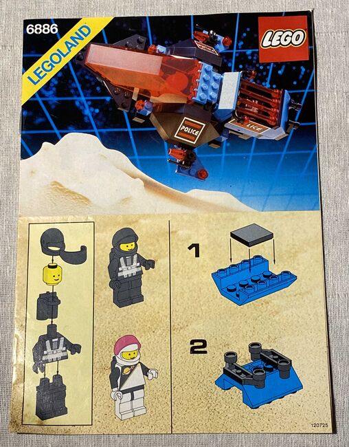 Lego Space Space-Police Hopper / Galactic Peace Keeper von 1989, Lego 6886, Lego-Tim, Space, Köln, Abbildung 7