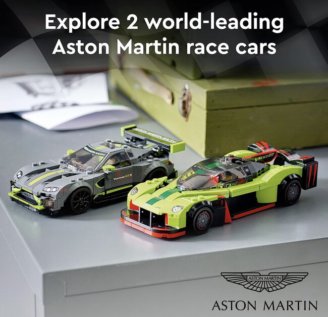 LEGO Speed Champions Aston Martin Valkyrie AMR Pro and Aston Martin Vantage GT3, Lego 76910, Reeshank Veejay Makwana, Speed Champions, Vadodara, Image 2