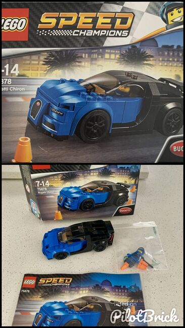 LEGO Speed Champions Bugatti Chiron, Lego 75878, Heather, Speed Champions, Cape Town, Image 3