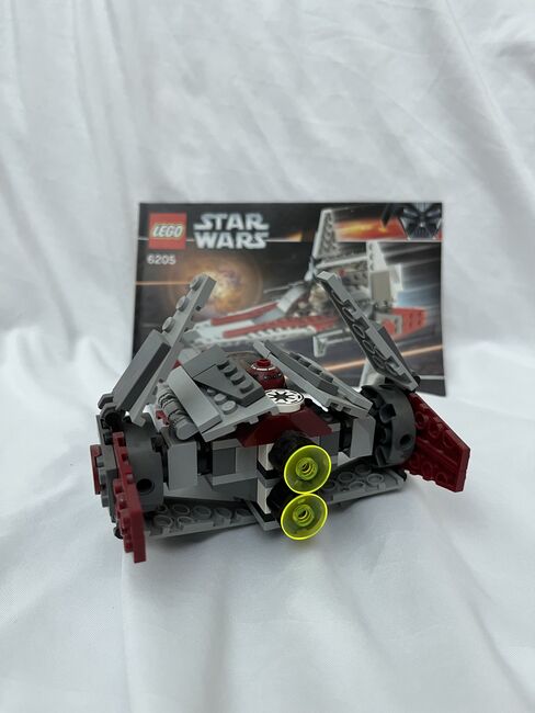 LEGO Star Wars 6205 - V-wing Fighter (2006), Lego 6205, Giel, Star Wars, Panningen, Image 3