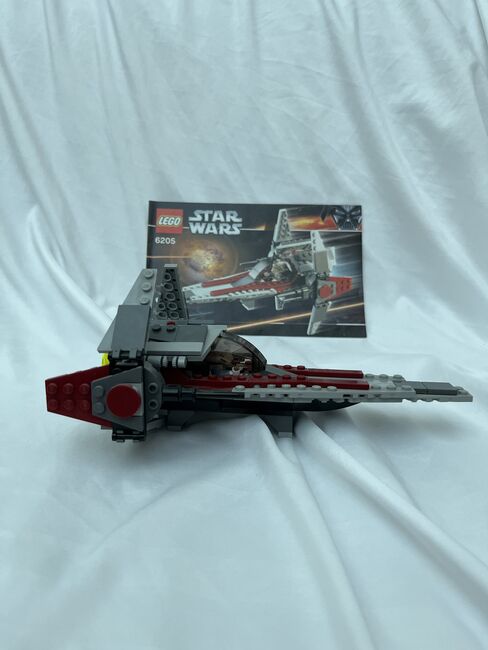 LEGO Star Wars 6205 - V-wing Fighter (2006), Lego 6205, Giel, Star Wars, Panningen, Image 2