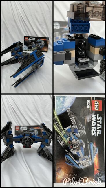 LEGO Star Wars 6206 – TIE Interceptor (2006), Lego 6206, Giel, Star Wars, Panningen, Abbildung 7