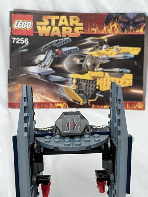 LEGO Star Wars 7256 – Jedi Starfighter and Vulture Droid (2005), Lego 7256, Giel, Star Wars, Panningen, Image 5