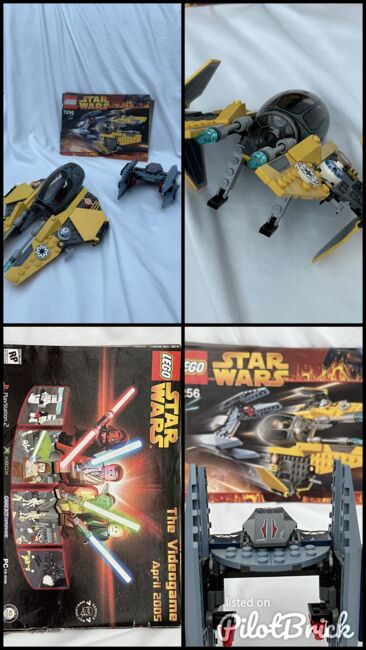 LEGO Star Wars 7256 – Jedi Starfighter and Vulture Droid (2005), Lego 7256, Giel, Star Wars, Panningen, Image 8