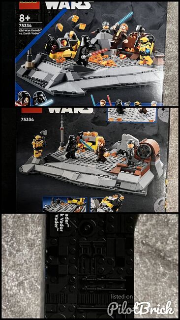 Lego Star Wars 75334 - Obi-Wan vs Darth Vader - OVP, Lego 75334, MarkenG, Star Wars, Wildhaus, Abbildung 4