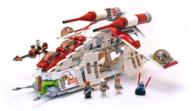 Lego Star Wars 7676 Republic Gunship, Lego 7676, Miquel Lanssen (Brickslan), Star Wars, Nieuwpoort, Abbildung 2