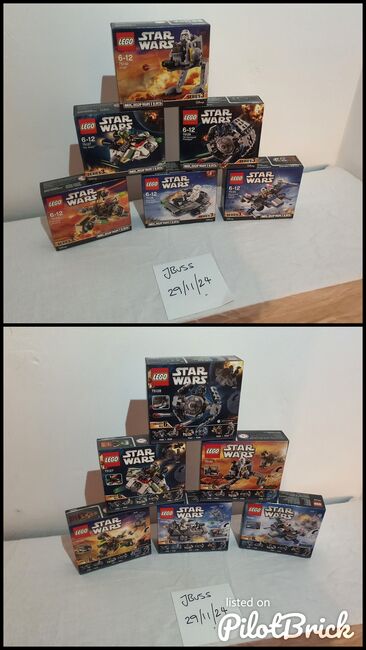 Lego Star Wars Microfighters Series 3 Complete Set - BNIB, Lego 75125, 75126, 75127, 75128, 75129, 75130, Jules Buss, Star Wars, Bexhill-On-Sea, Abbildung 3