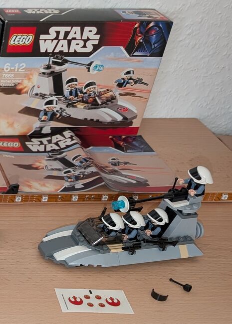 LEGO StarWars 7668 Rebel Scout Speeder (2008), Lego 7668, BJ Jules Bauerfeld, Star Wars, Friedrichshafen