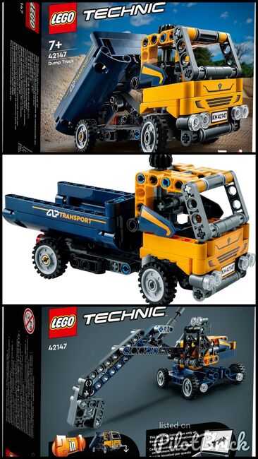 LEGO Technic 2in1 Dump Truck, Lego 42147, The Brickology, Technic, Singapore, Abbildung 4