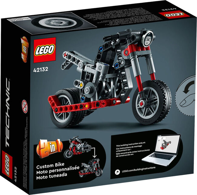 LEGO Technic 2in1 Motorcycle, Lego 42132, The Brickology, Technic, Singapore, Image 2