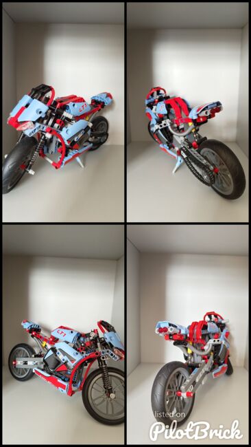 LEGO Technic 42036 - Straßenmotorrad - Superbike, Lego 42036, Lukas Heuberger, Technic, Ternitz, Image 5