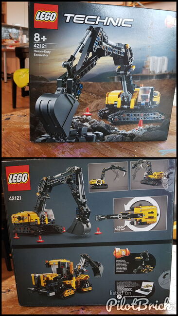 Lego Technic 42121 Hydraulikbagger EOL, Lego 42121, Andra, Technic, Grasberg, Image 3