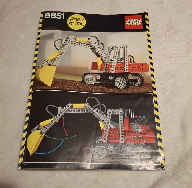 Lego Technic 8851, Vintage 1984, Pneumatik, Vollständig, ohne OVP mit Anleitung, Lego 8851, Manuela, Technic, Absam, Abbildung 2