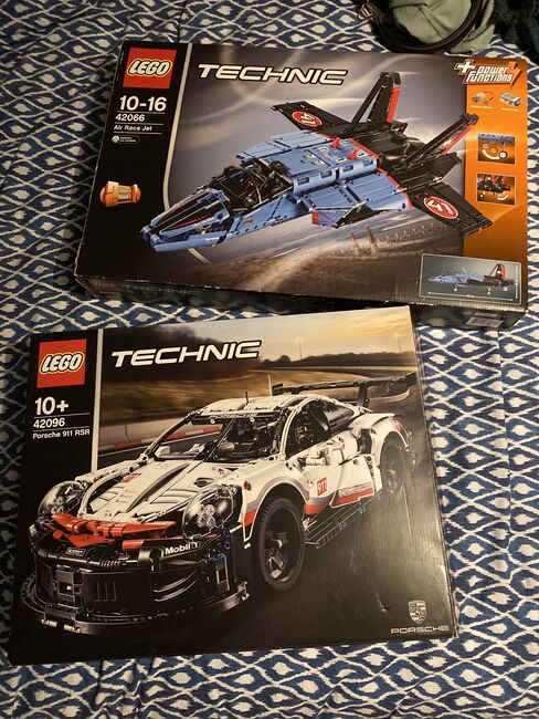 LEGO Technic Double Set! Air Race Jet and Porsche 911 RSR, Lego 42066 42096, Joe Broome , Technic, Bridgnorth 