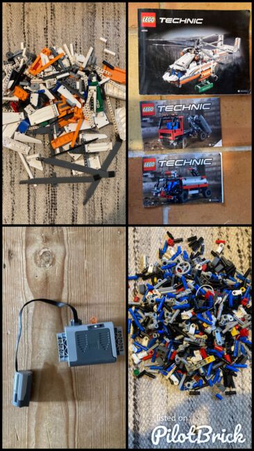 Lego Technic Heavy Lift Helicopter 42052 and Lego Technic mini container truck 8065, Lego 42052 and 8065, Jocelyn Arnold, other, Edinburgh, Image 6