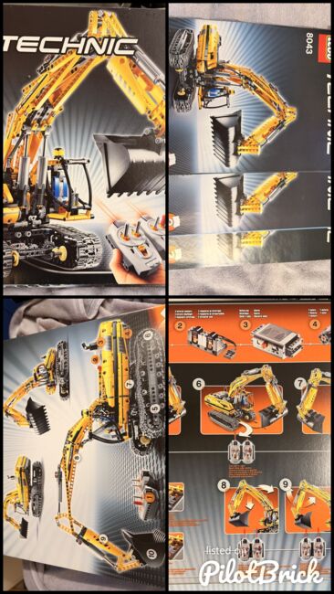 Lego Technik - Motorisierter Raupenbagger, Lego 8043, Julia Kößer, Technic, Image 10